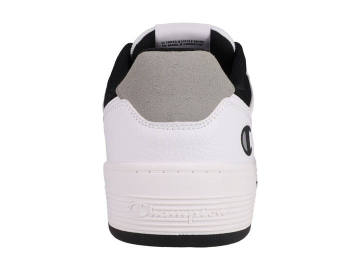Tenis Champion Heritage Lore Skate color blanco con detalles en negro y gris.
