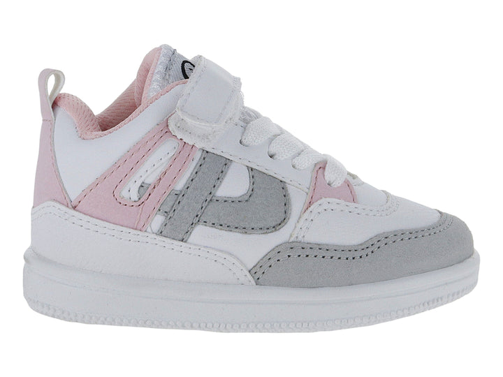 Tenis Panam Blanco y Gris para Niña
