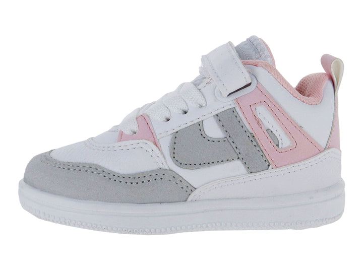Tenis Panam Blanco y Gris para Niña
