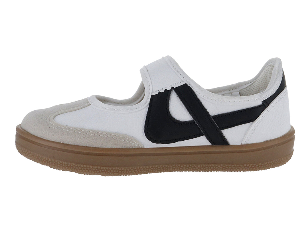 Tenis Panam Blanco y Negro para Niña