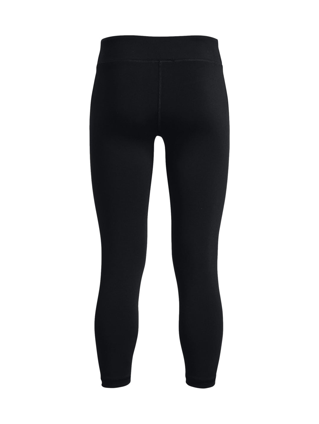 Leggings deportivos negros Under Armour de corte al tobillo y ajuste ceñido.