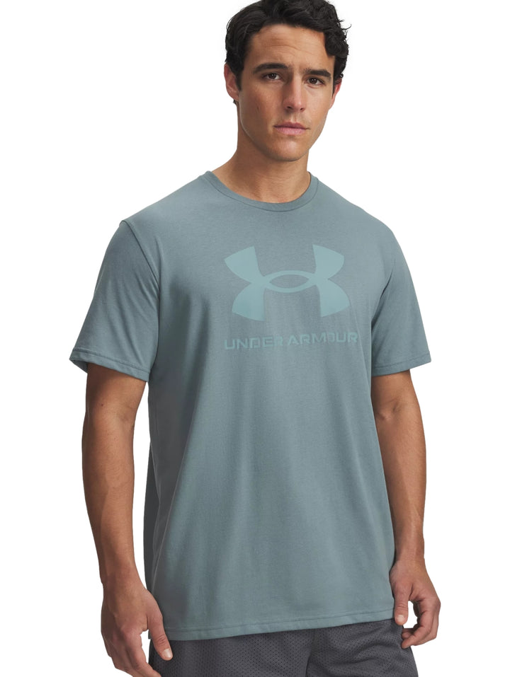Playera Under Armour SportStyle Logo Azul para Hombre