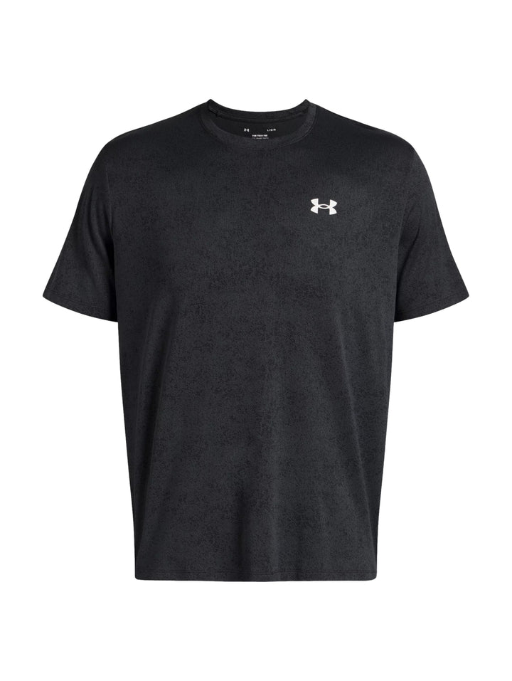 Playera Under Armour Tech Tee Pixelate Negro para Hombre