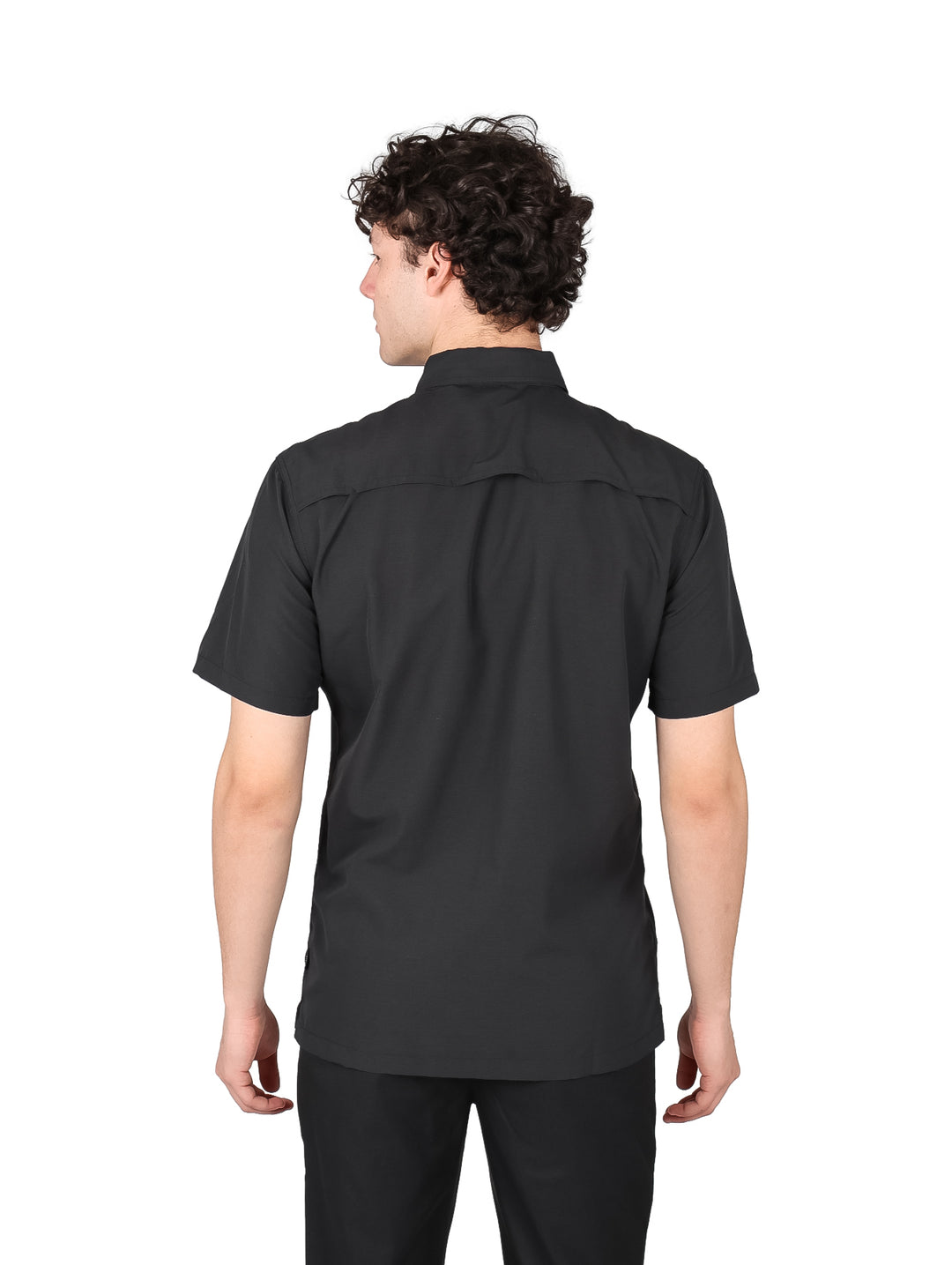 Camisa Eddie Bauer Rainier Ripstop Negro para Hombre
