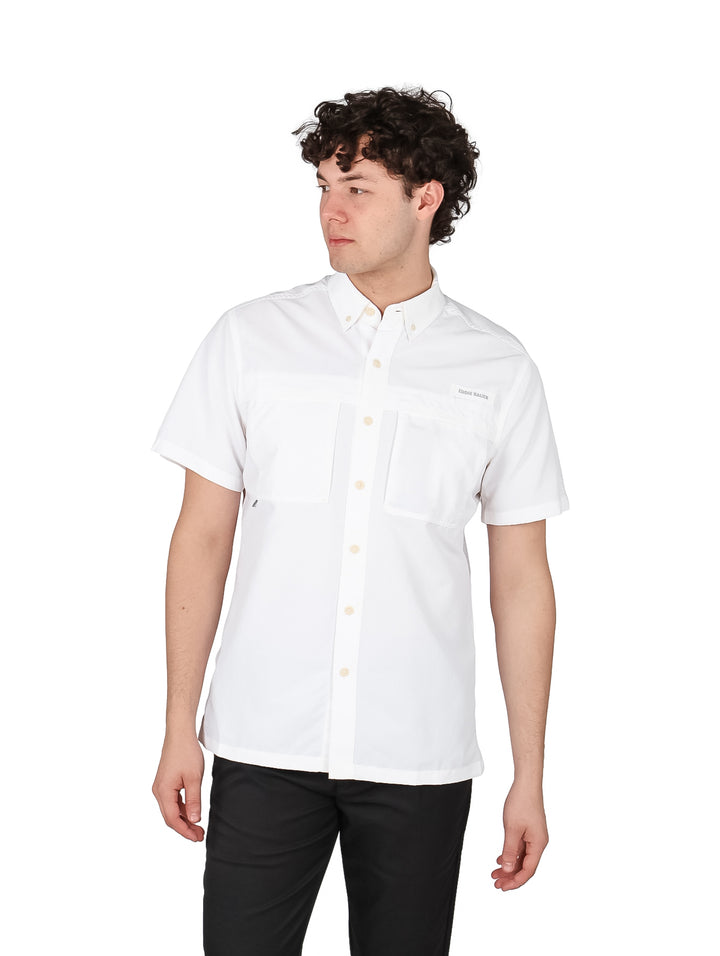 Camisa Eddie Bauer Rainier Ripstop Blanco para Hombre
