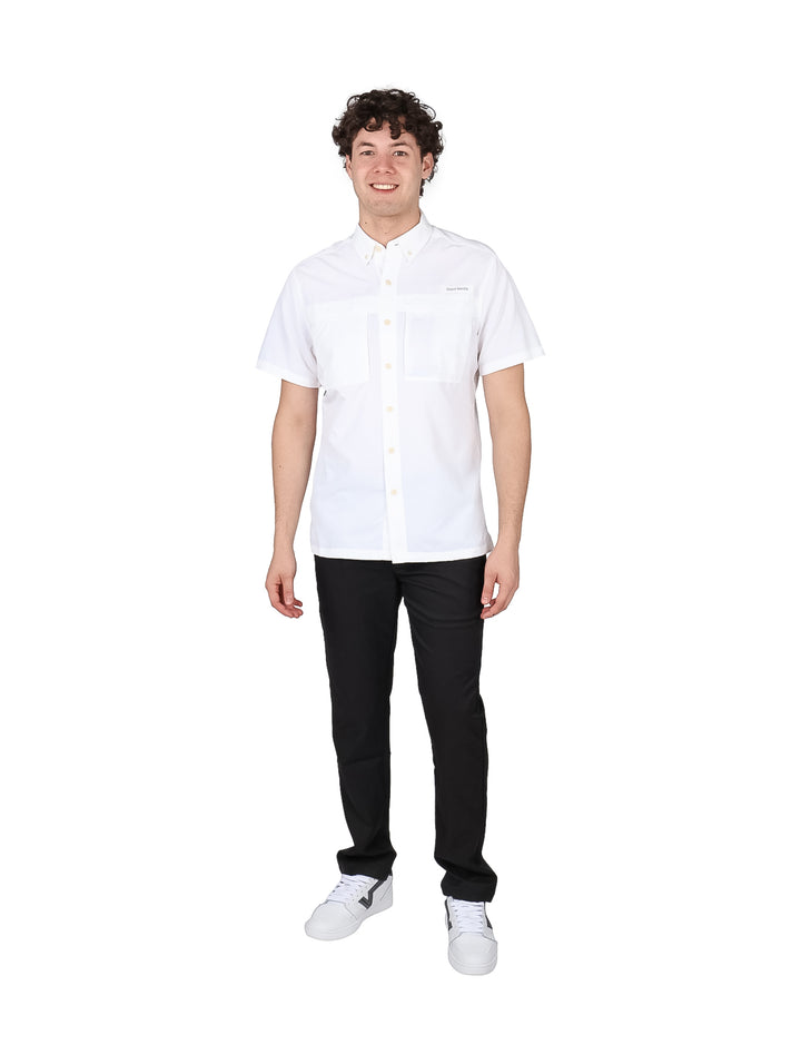 Camisa Eddie Bauer Rainier Ripstop Blanco para Hombre
