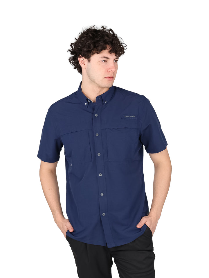 Camisa Eddie Bauer Rainier Ripstop Azul para Hombre