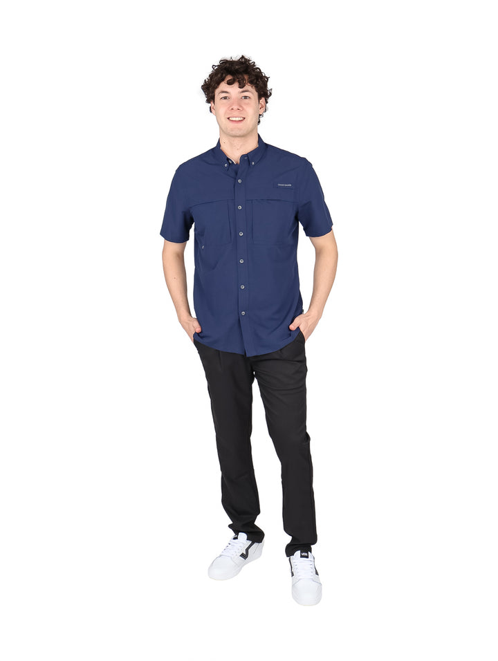 Camisa Eddie Bauer Rainier Ripstop Azul para Hombre