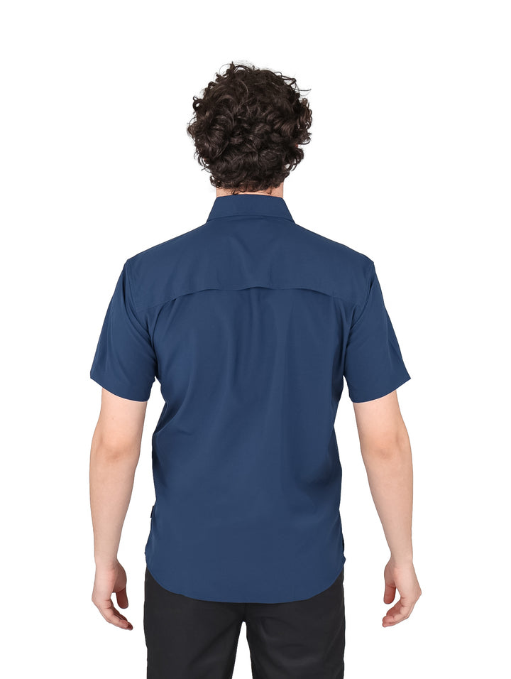 Camisa Eddie Bauer Atlas Exploration Indigo para Hombre