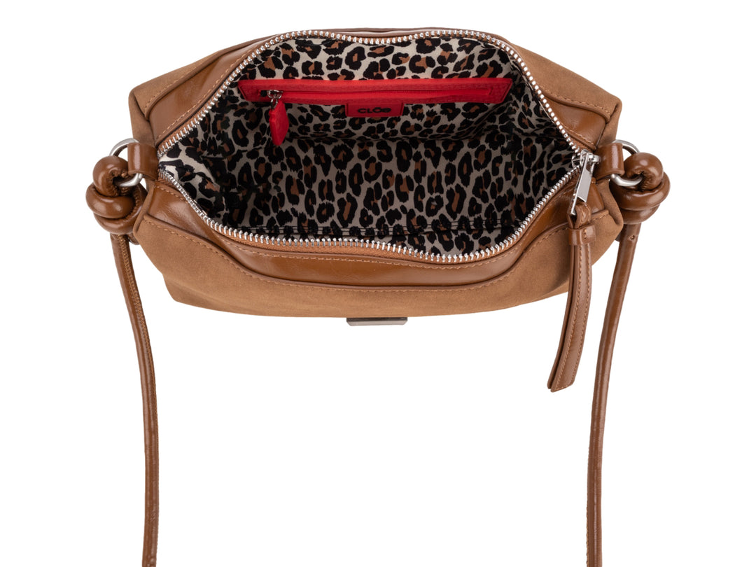 Bolsa Cloe Camel para Mujer