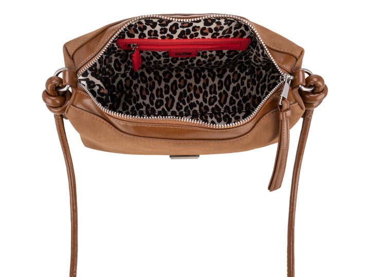 Bolsa Cloe Camel para Mujer