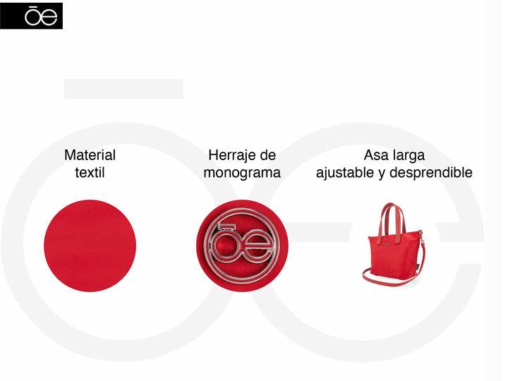 Bolsa Cloe Rojo para Mujer