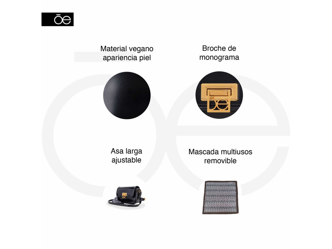Bolsa Cloe Café para Mujer