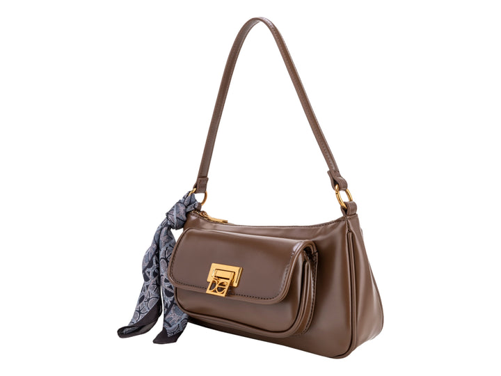 Bolsa de Hombro Cloe Café para Mujer