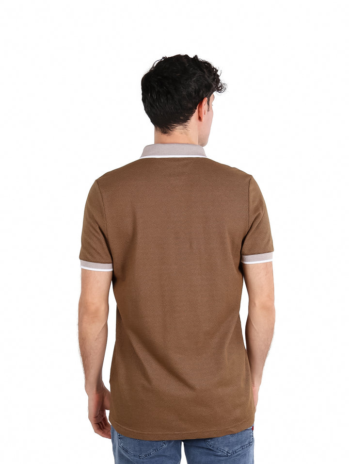 Playera Polo G.American Café para Hombre