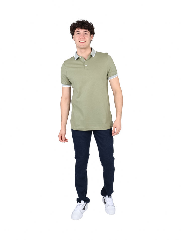 Playera Polo G.American Verde para Hombre