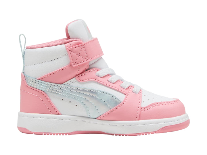 Tenis PUMA Rebound V6 Mid Multicolor para Niña