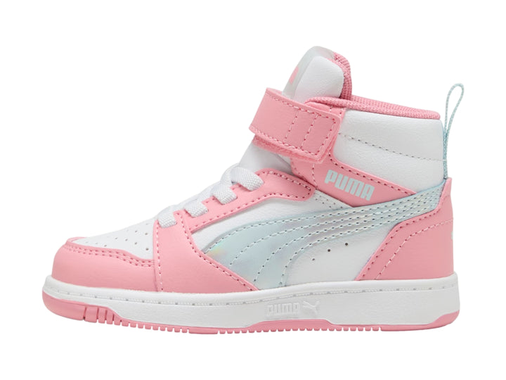 Tenis PUMA Rebound V6 Mid Multicolor para Niña