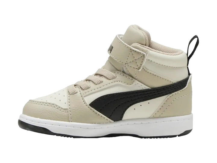 Tenis PUMA Rebound V6 Mid Beige para Niño