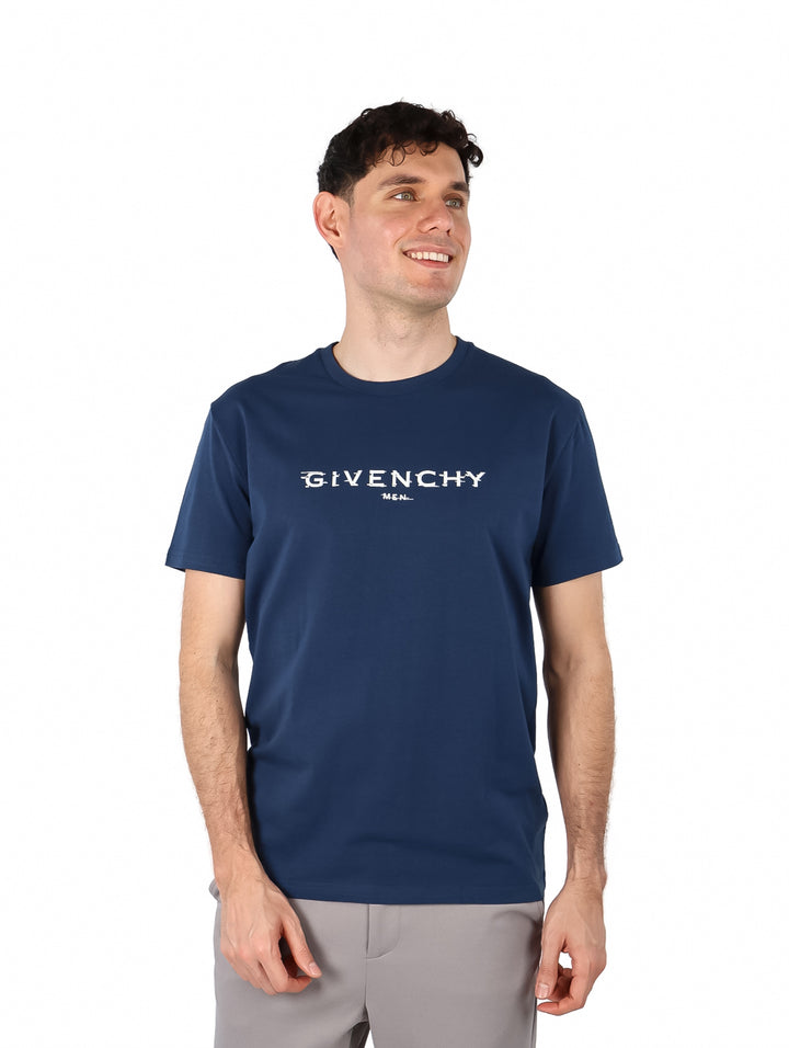 Playera Givenchy Titan Azul Marino para Hombre
