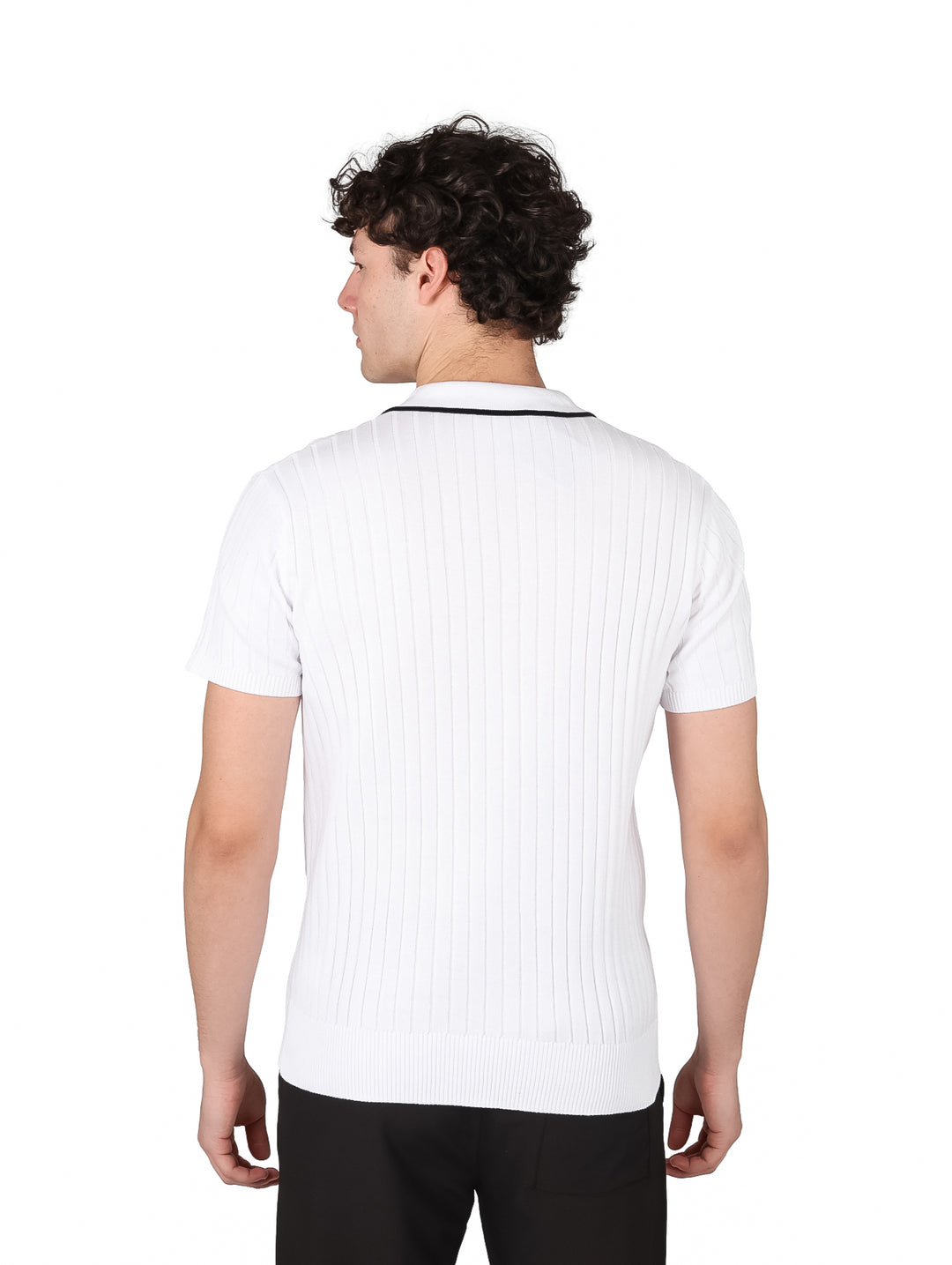Playera Polo Givenchy Blanca Tejida para Hombre