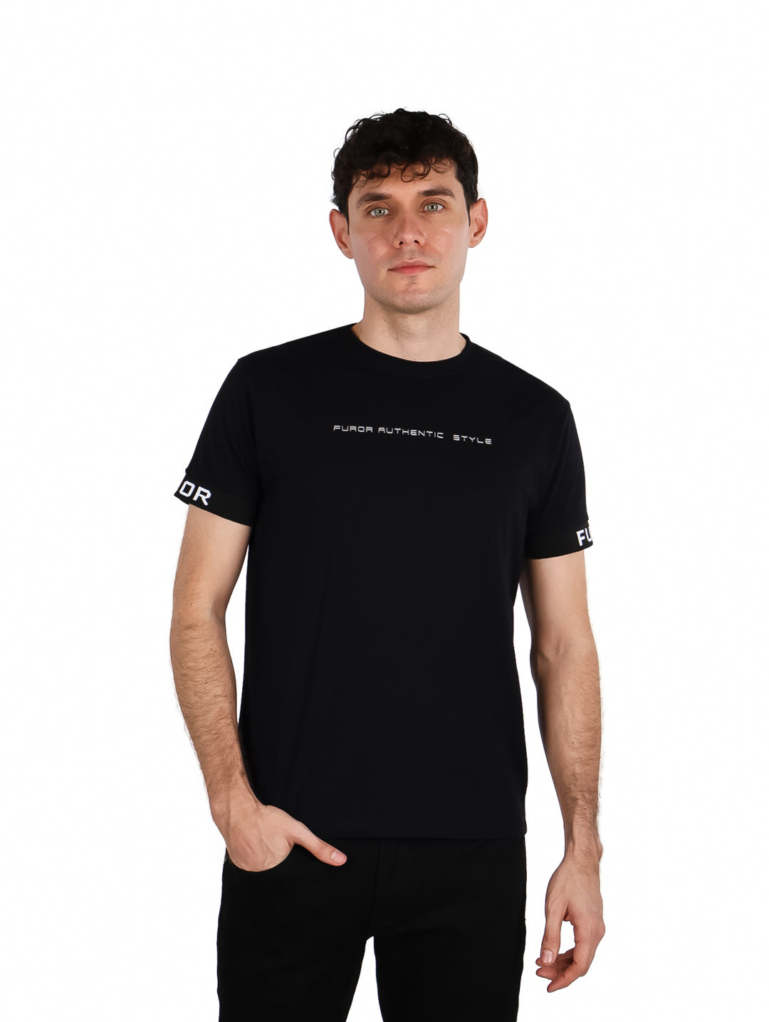 Playera Furor Negro para Hombre