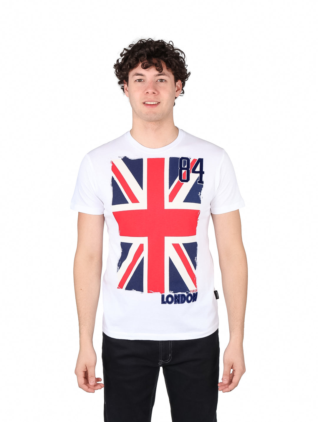 Playera Furor Blanca Estampada para Hombre