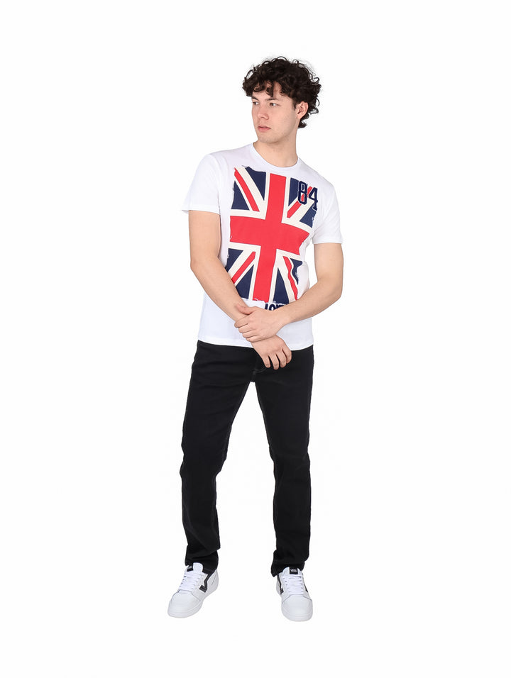 Playera Furor Blanca Estampada para Hombre