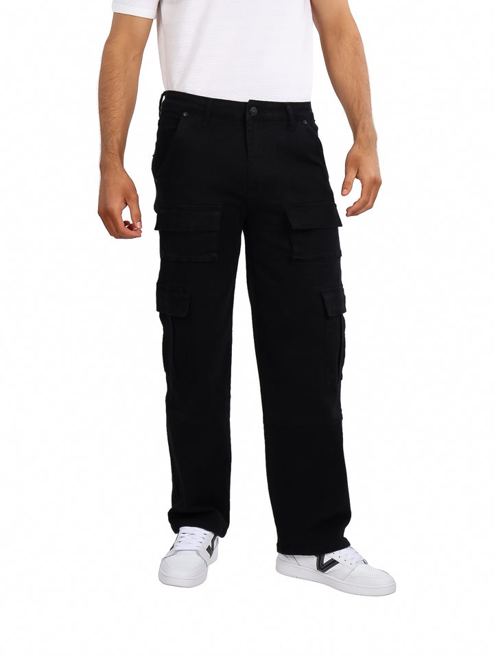 Jeans Rectos Deia Vu Negros para Hombre