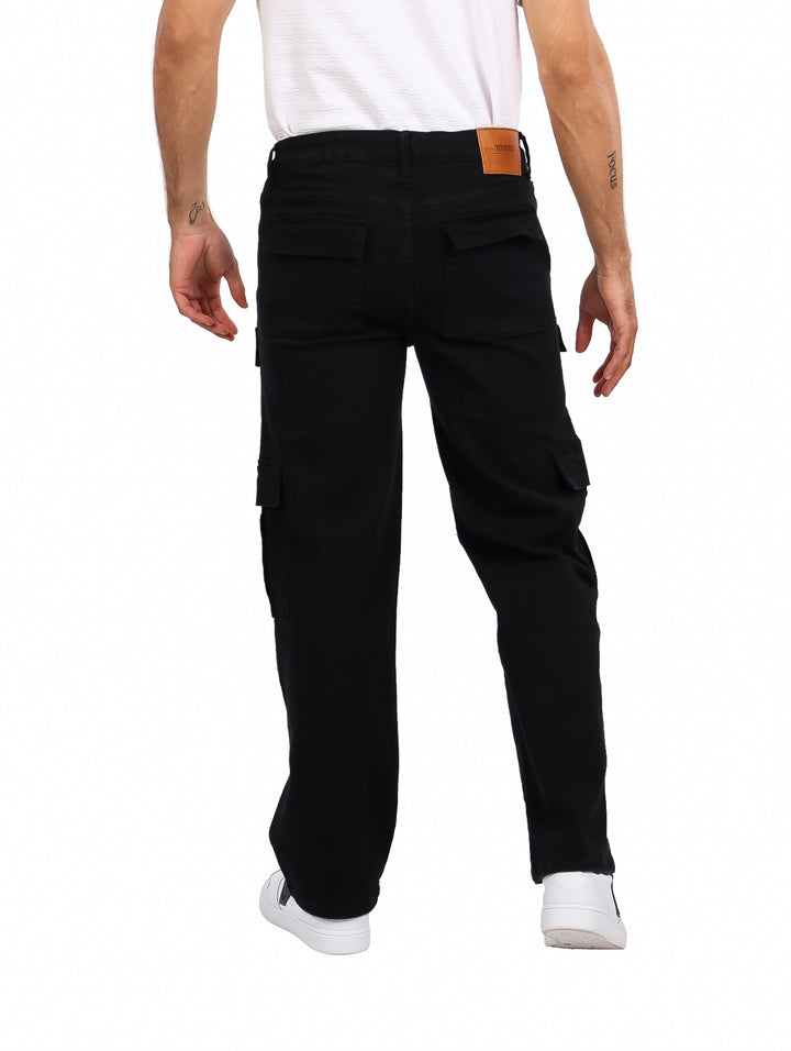 Jeans Rectos Deia Vu Negros para Hombre