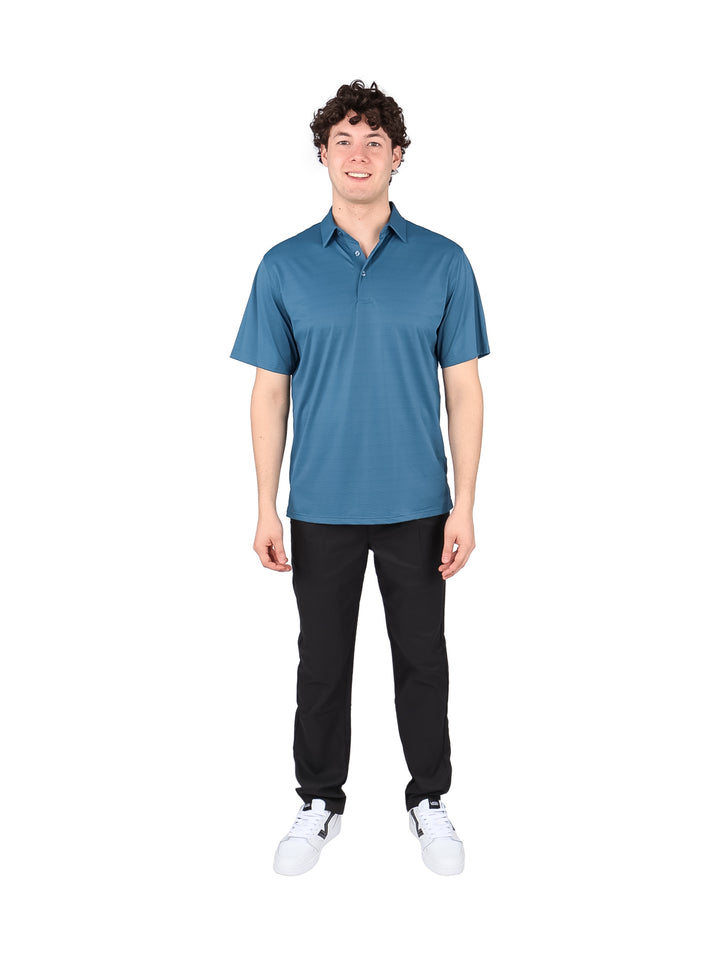 Playera Polo Varesi Teal para Hombre