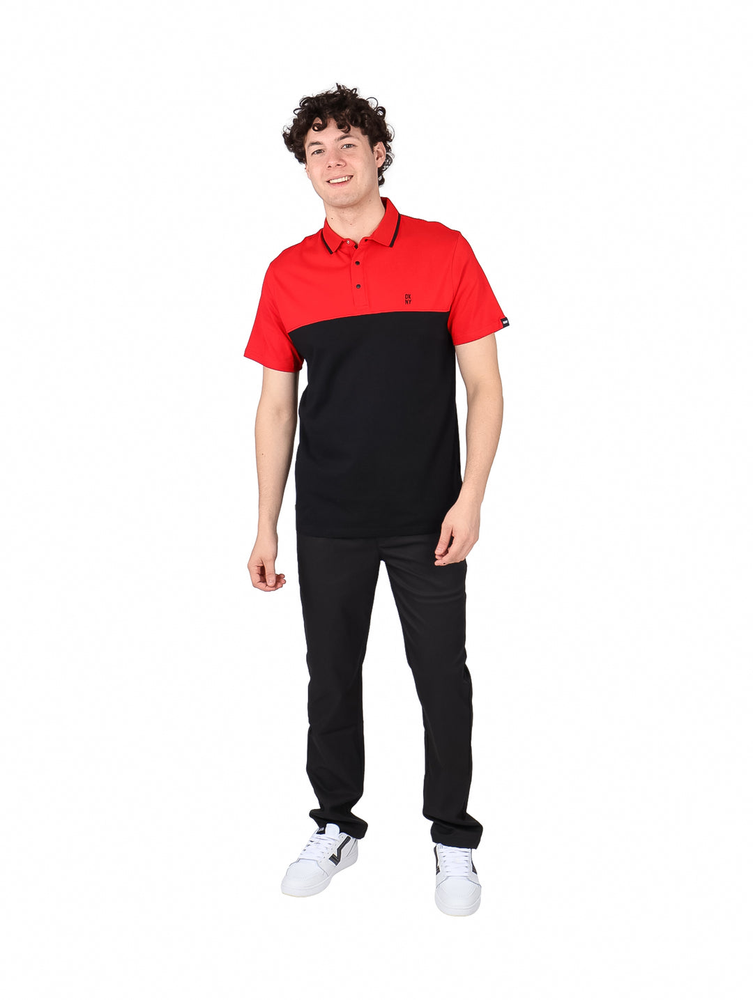 Playera Polo DKNY Color Rojo para Hombre