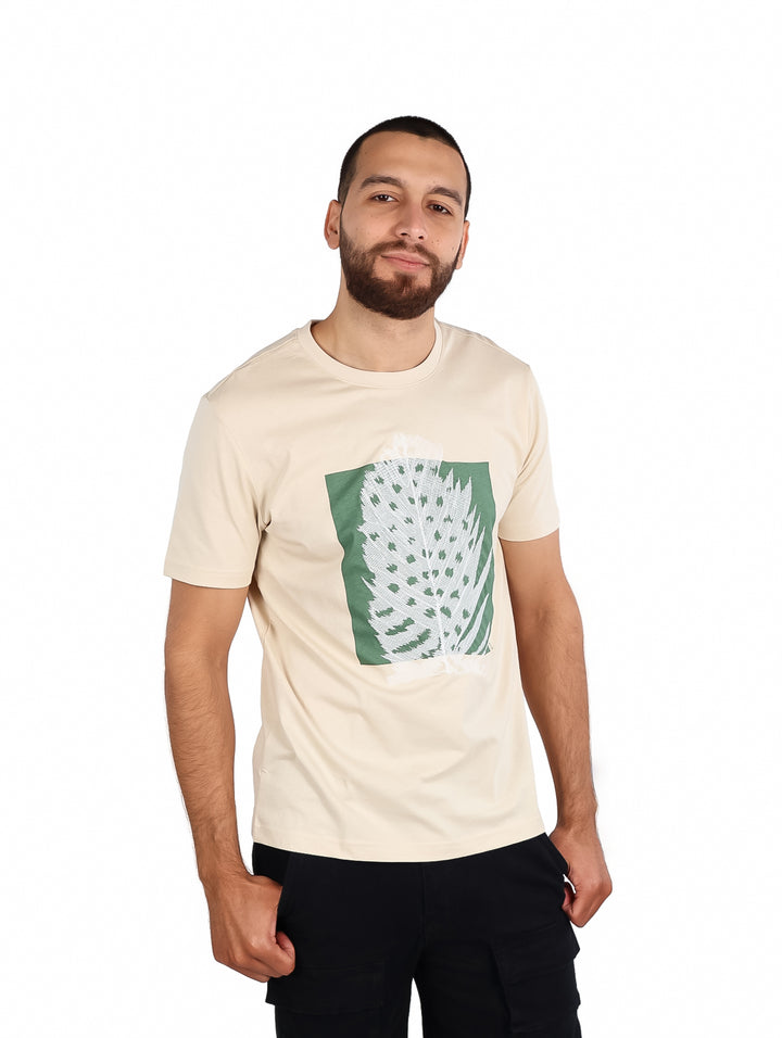 Playera Carven Color Arena para Hombre