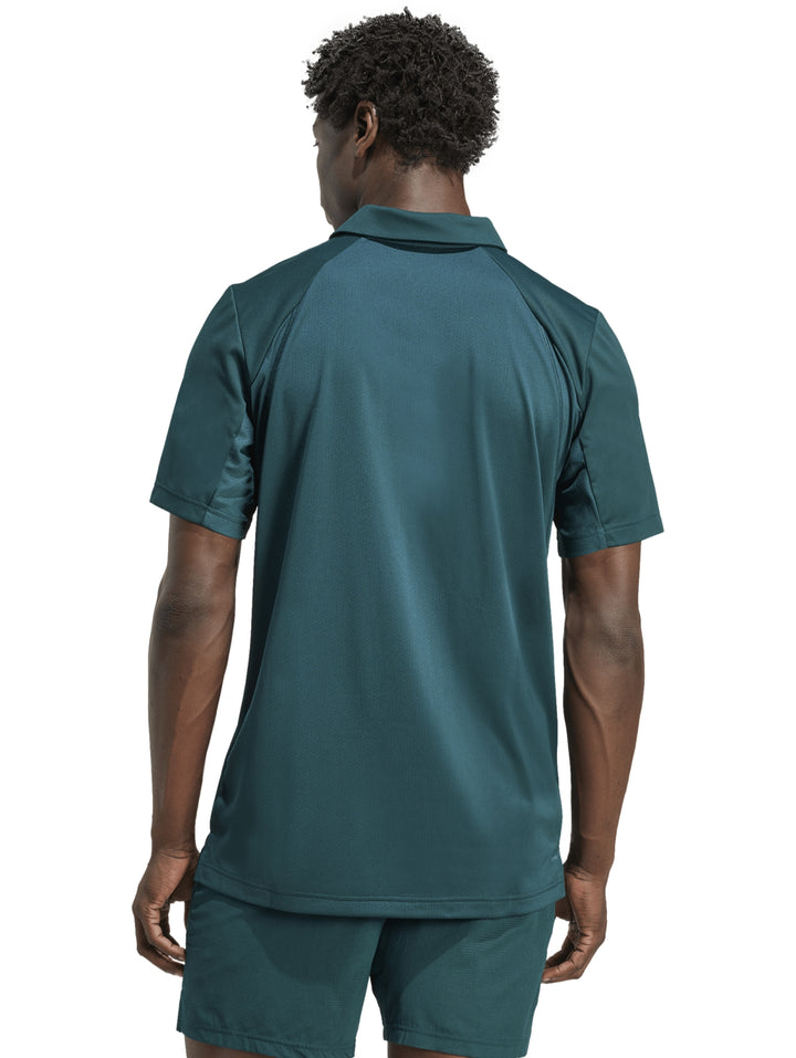 Playera Polo de Tenis Adidas Aurora Ivy para Hombre