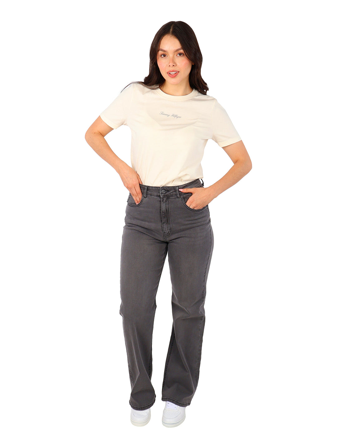 Pantalón Estivaneli Gris para Mujer