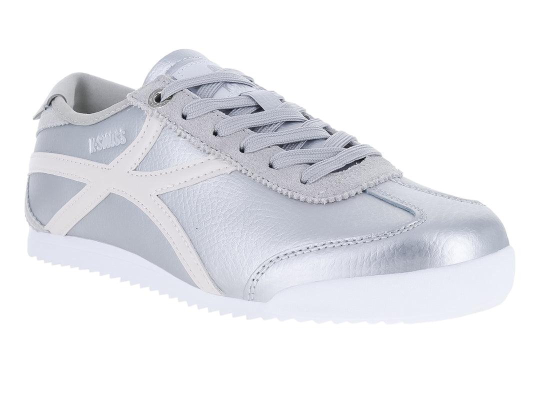 Tenis K-Swiss Gashiko Plata y Beige para Mujer