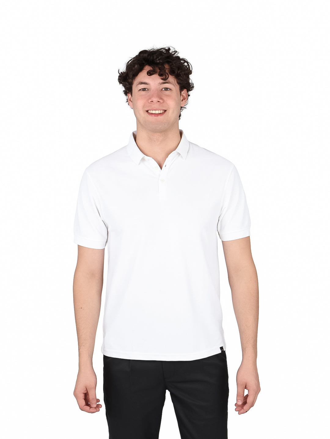 Playera Polo Estivaneli Blanco para Hombre