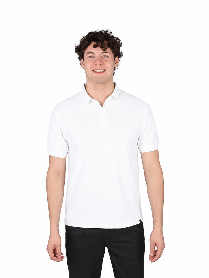 Playera Polo Estivaneli Blanco para Hombre