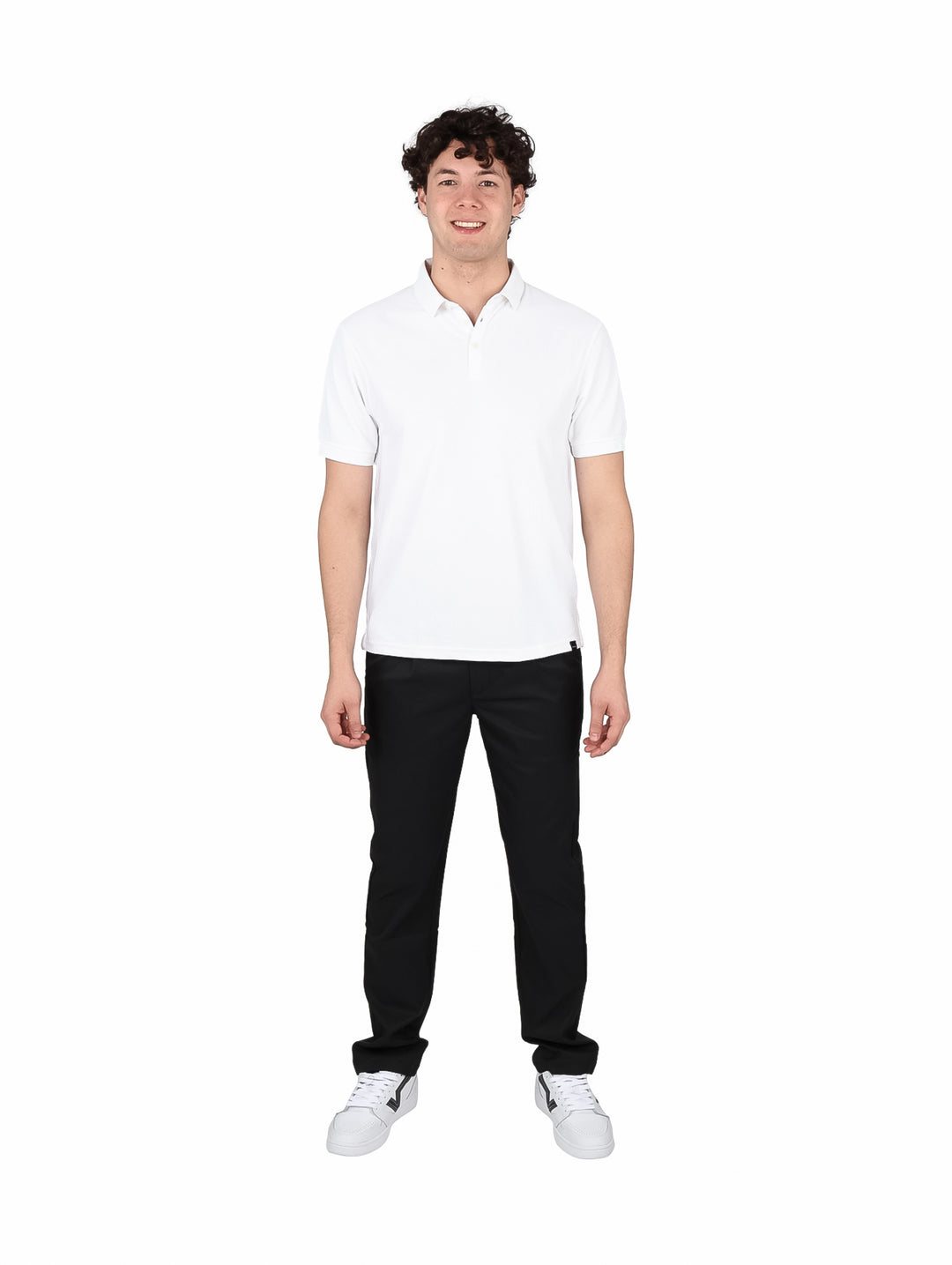 Playera Polo Estivaneli Blanco para Hombre