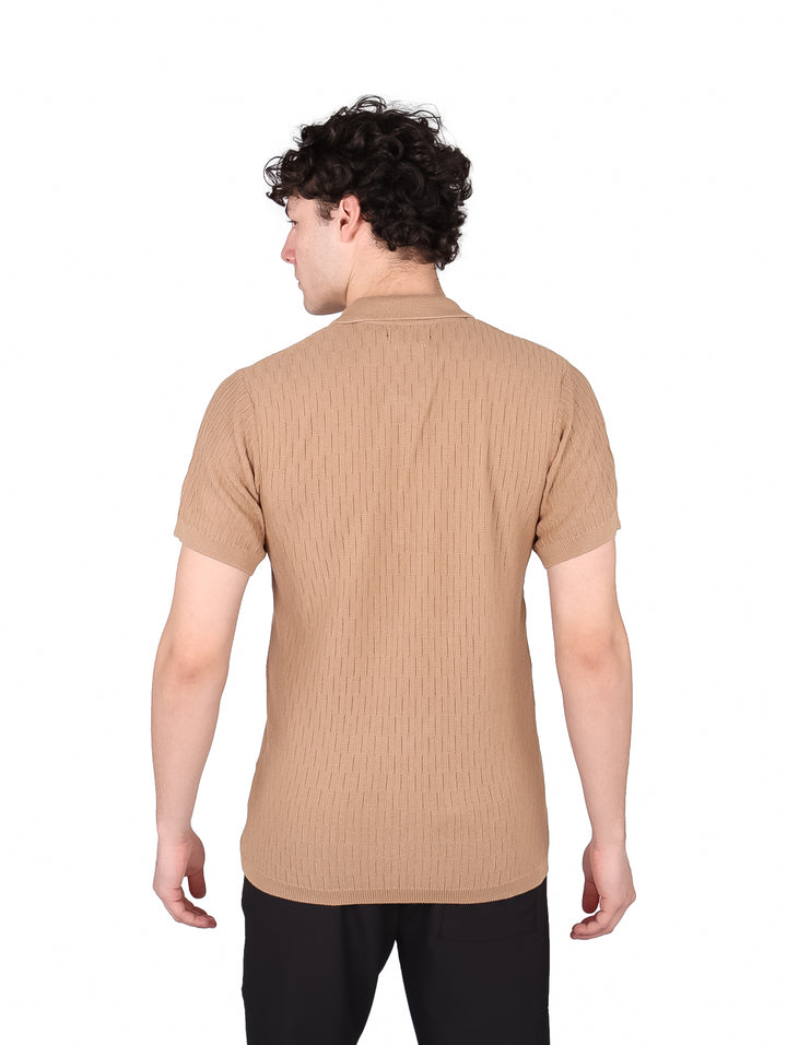 Playera Polo Estivaneli Café para Hombre