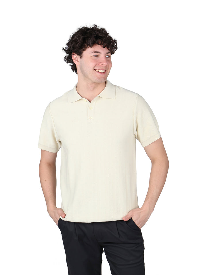 Playera Polo Estivaneli Beige para Hombre