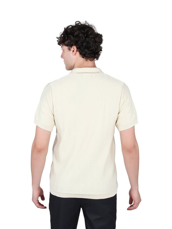 Playera Polo Estivaneli Beige para Hombre