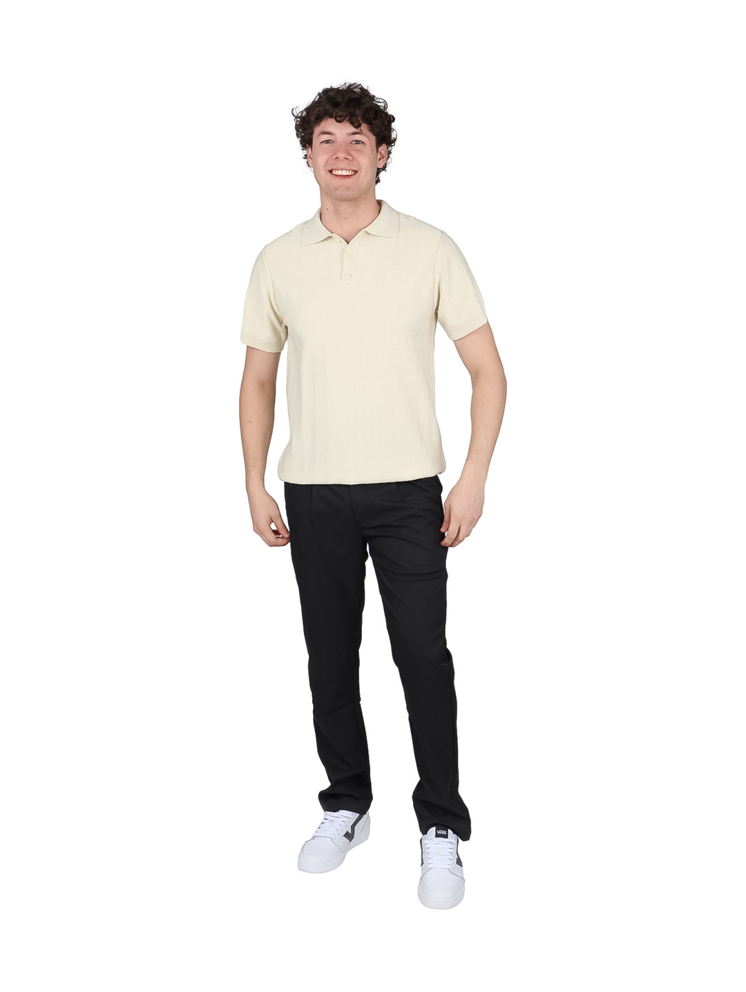 Playera Polo Estivaneli Beige para Hombre