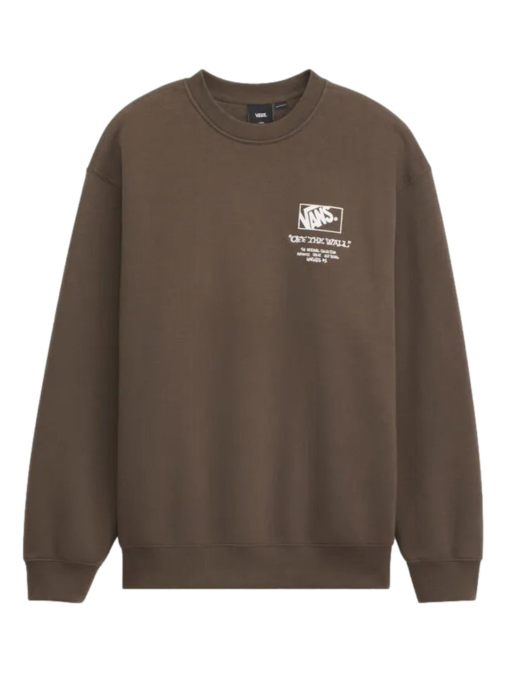 Sudadera Vans Circle Bones Coal Brown para Hombre