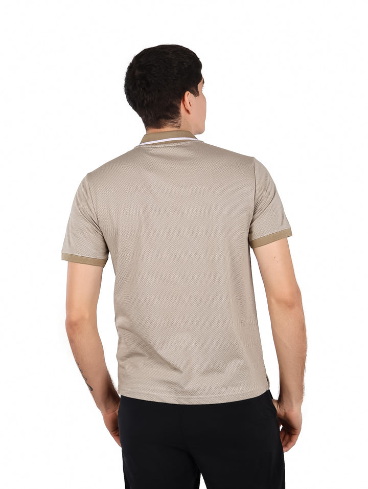Playera Polo DKNY Color Café para Hombre