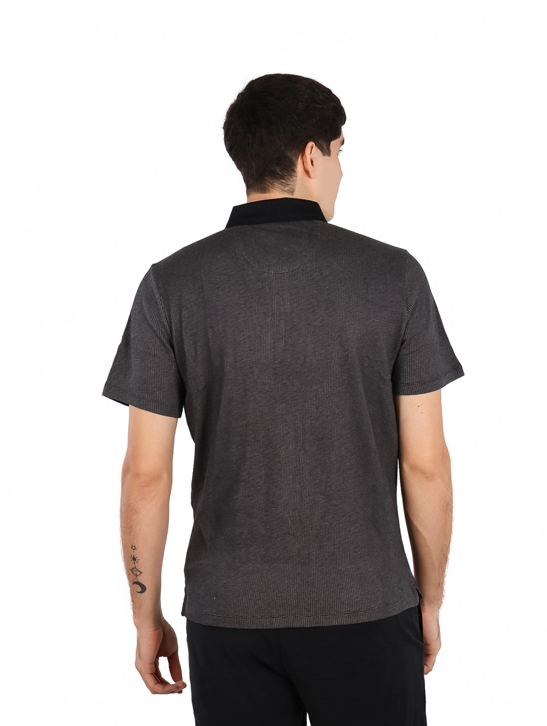 Playera Polo DKNY Negro para Hombre
