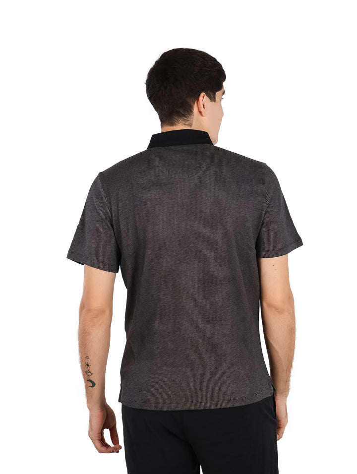 Playera Polo DKNY Negro para Hombre