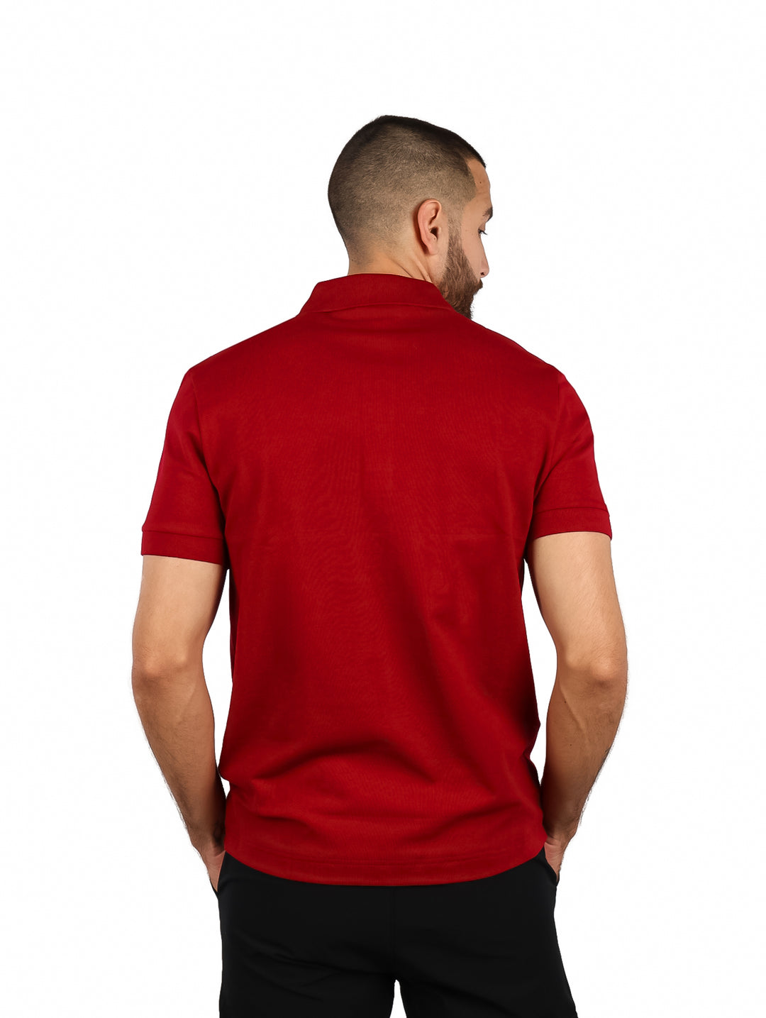 Playera Polo Lacoste Bordeaux para Hombre