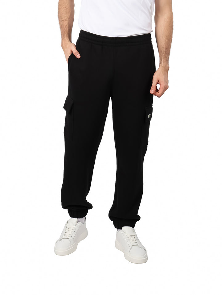 Pantalones Cargo Lacoste Negros para Hombre