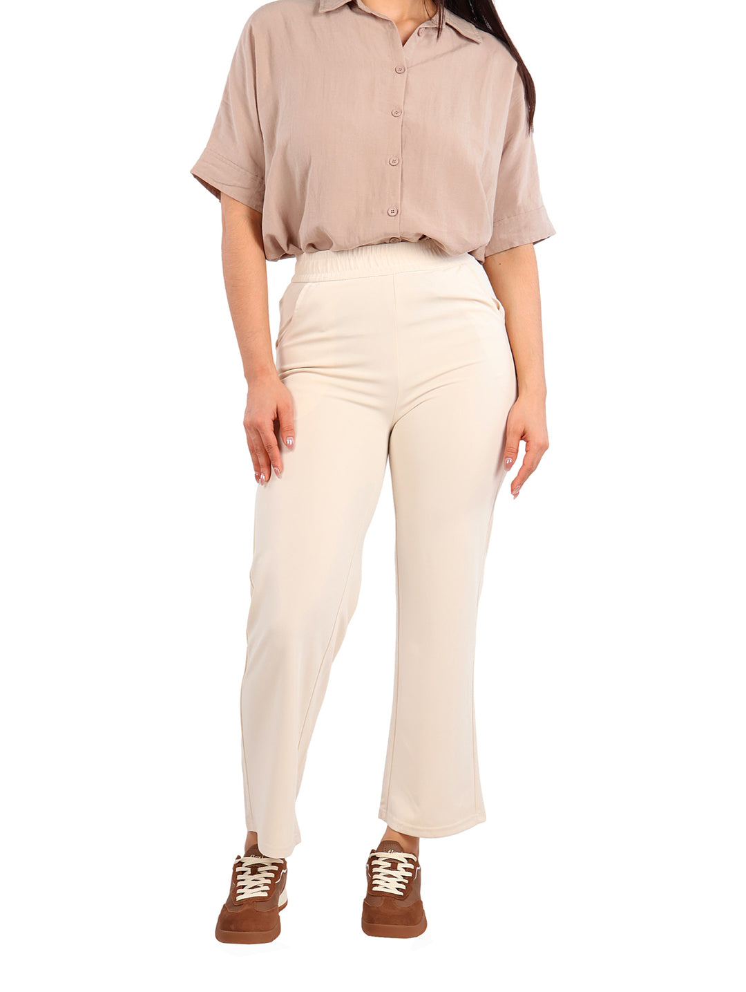 Pantalón ATOK Beige para Mujer